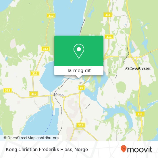 Kong Christian Frederiks Plass kart