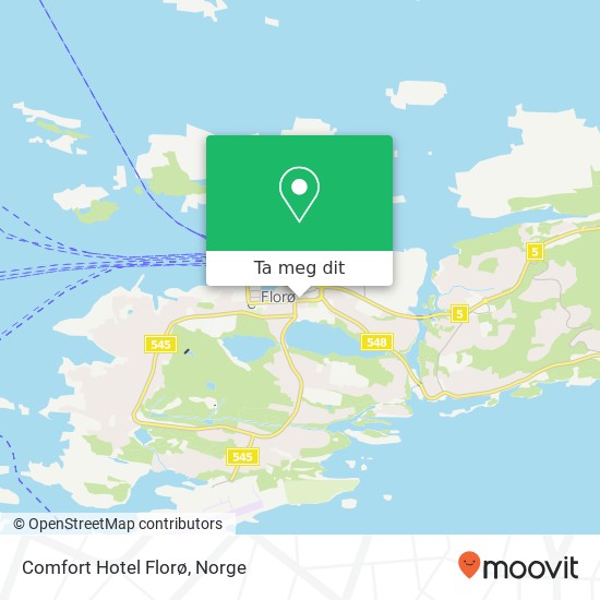 Comfort Hotel Florø kart
