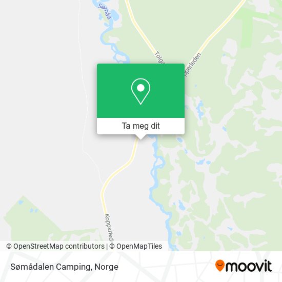 Sømådalen Camping kart