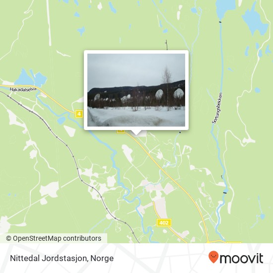 Nittedal Jordstasjon kart