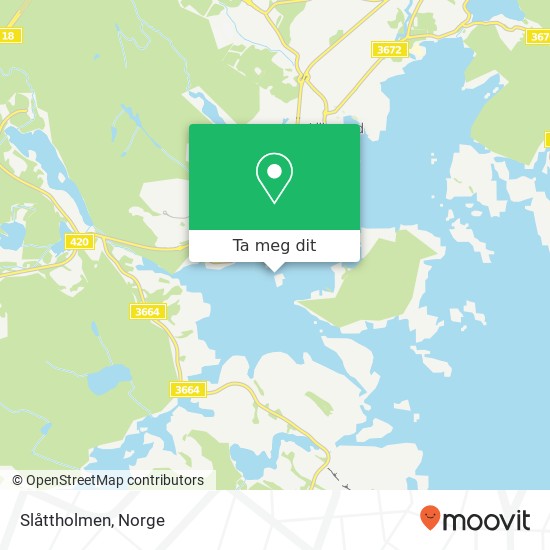 Slåttholmen kart