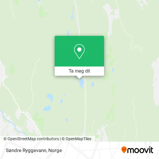 Søndre Ryggevann kart