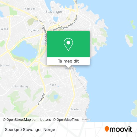 Sparkjøp Stavanger kart