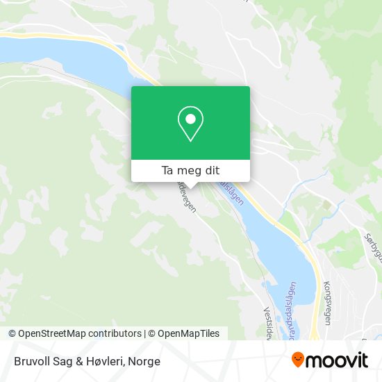 Bruvoll Sag & Høvleri kart