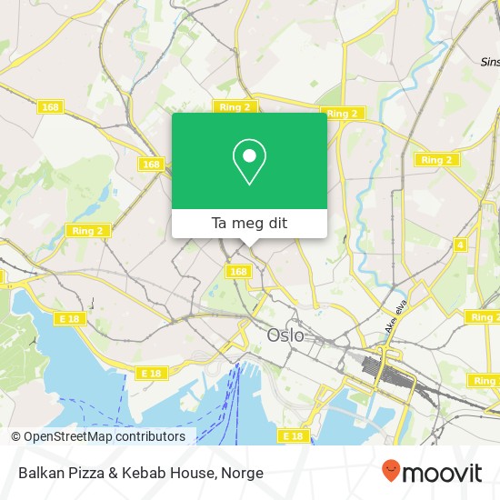 Balkan Pizza & Kebab House kart