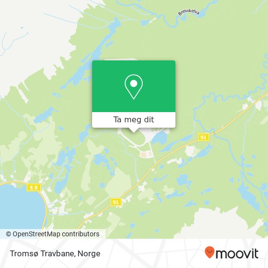 Tromsø Travbane kart