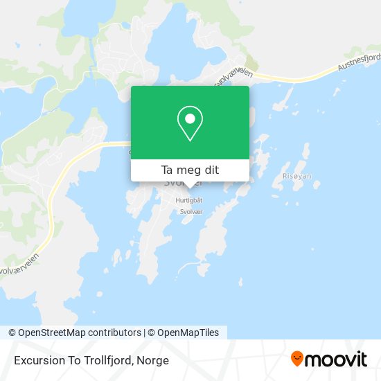Excursion To Trollfjord kart