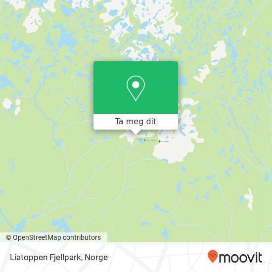Liatoppen Fjellpark kart