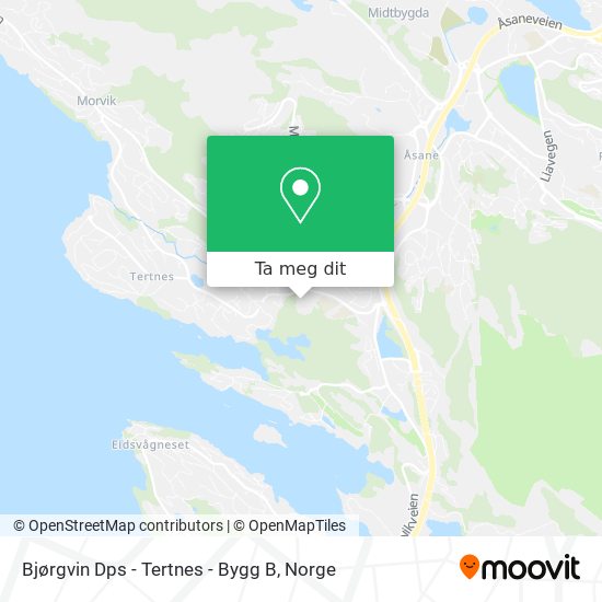 Bjørgvin Dps - Tertnes - Bygg B kart