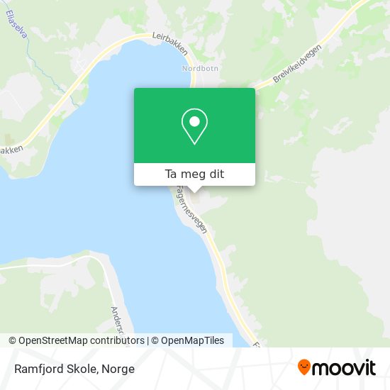 Ramfjord Skole kart