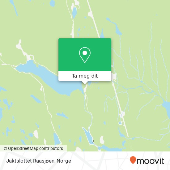 Jaktslottet Raasjøen kart