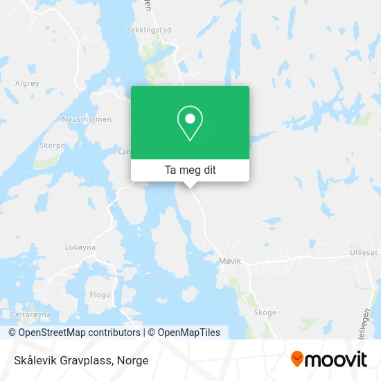 Skålevik Gravplass kart