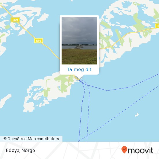 Edøya kart