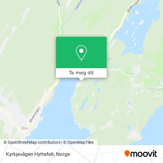 Kyrkjevågen Hyttefelt kart