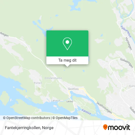 Fantekjerringkollen kart