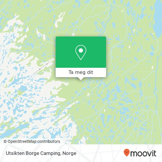 Utsikten Borge Camping kart