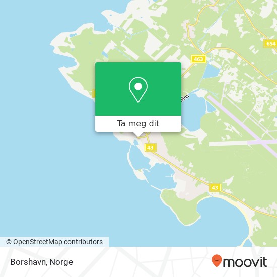 Borshavn kart