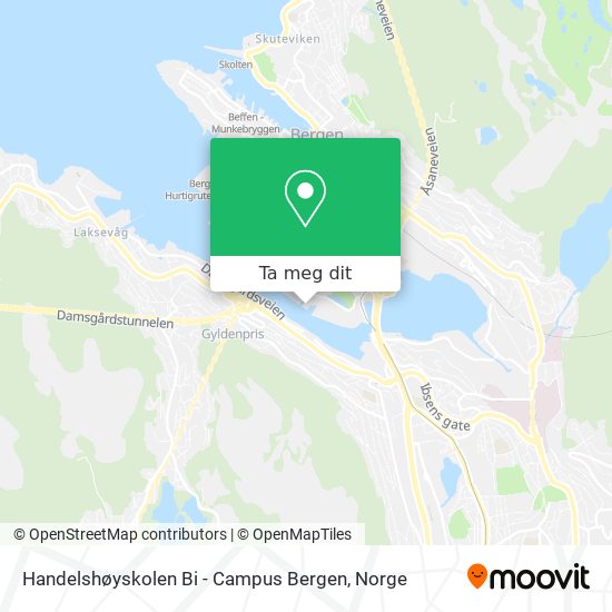 Handelshøyskolen Bi - Campus Bergen kart