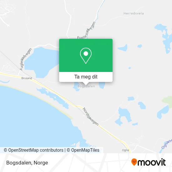 Bogsdalen kart