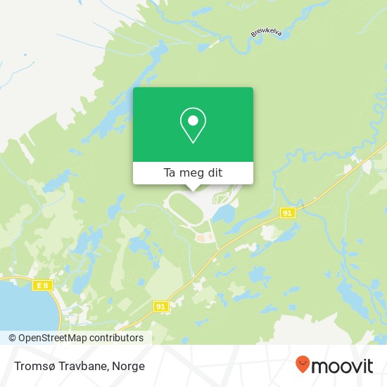Tromsø Travbane kart