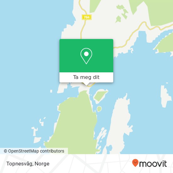 Topnesvåg kart