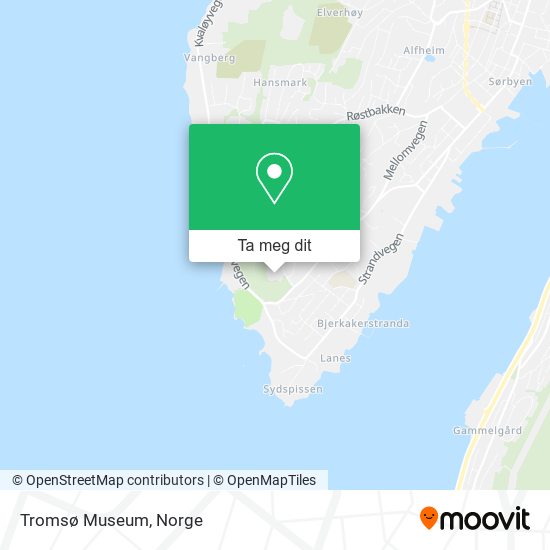 Tromsø Museum kart