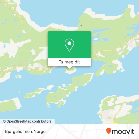 Bjørgeholmen kart