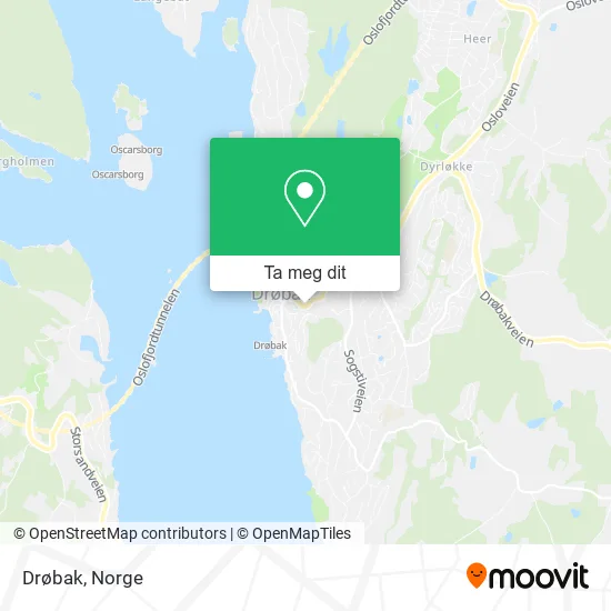 Drøbak kart
