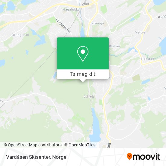 Vardåsen Skisenter kart
