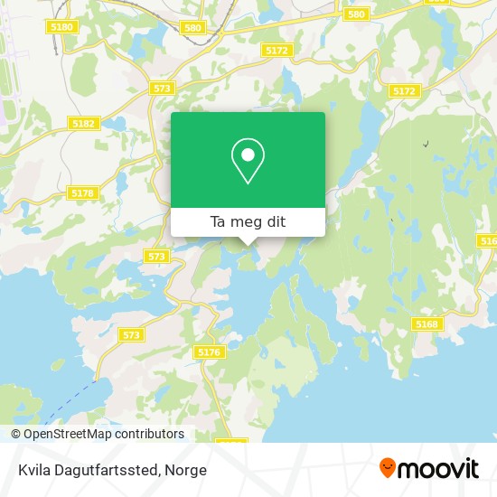 Kvila Dagutfartssted kart