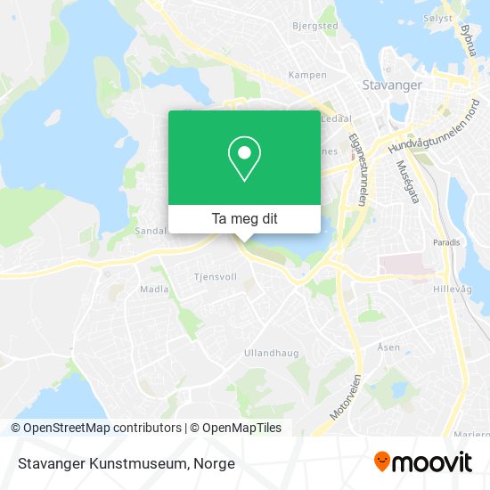 Stavanger Kunstmuseum kart