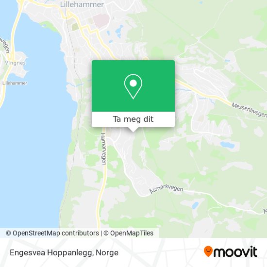 Engesvea Hoppanlegg kart