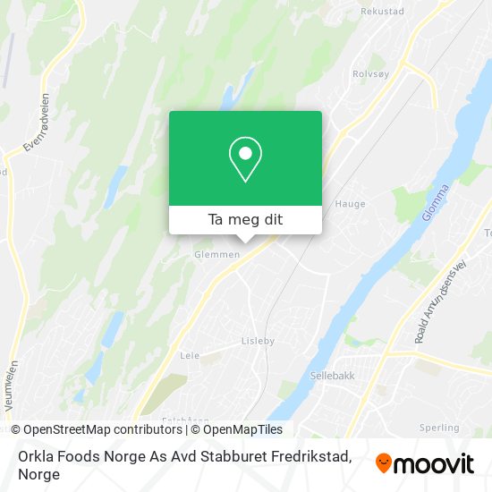 Orkla Foods Norge As Avd Stabburet Fredrikstad kart