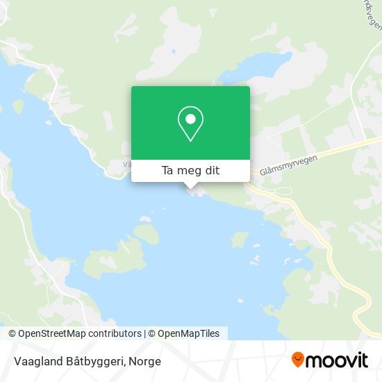 Vaagland Båtbyggeri kart