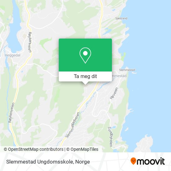 Slemmestad Ungdomsskole kart