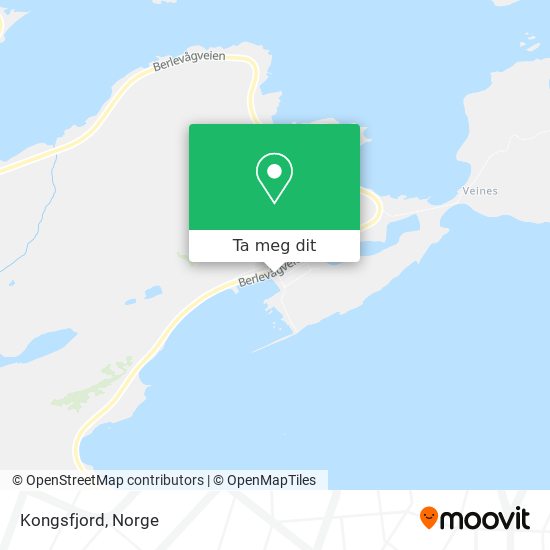 Kongsfjord kart