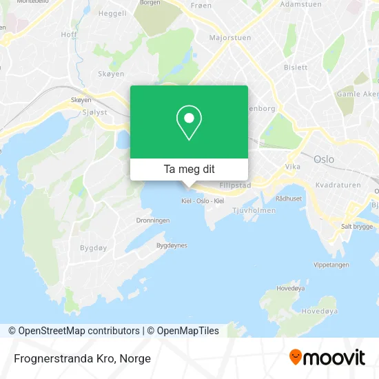 Frognerstranda Kro kart