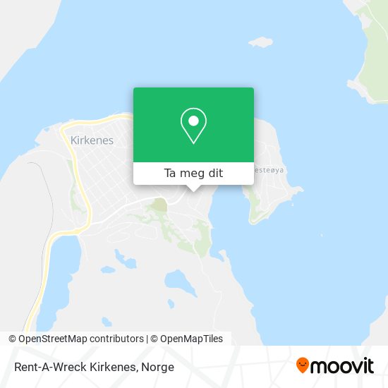 Rent-A-Wreck Kirkenes kart