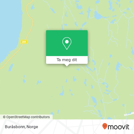 Buråsbonn kart