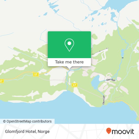 Glomfjord Hotel kart