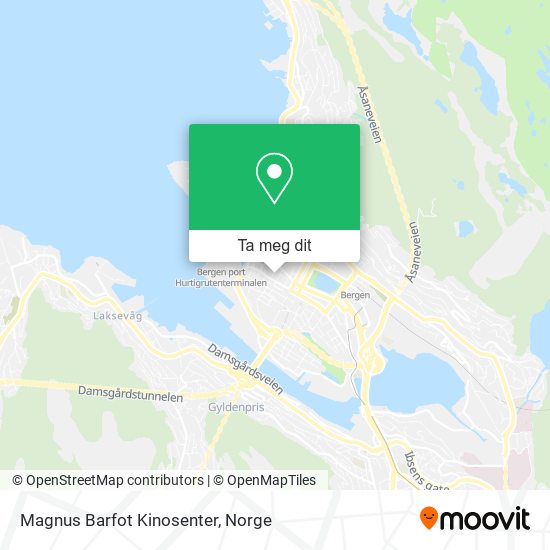 Magnus Barfot Kinosenter kart