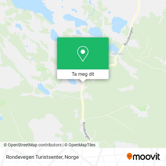 Rondevegen Turistsenter kart