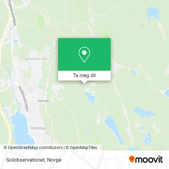 Solobservatoriet kart
