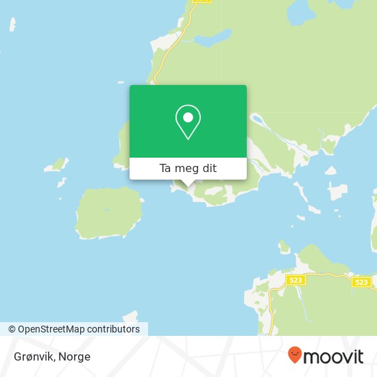 Grønvik kart