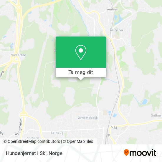 Hundehjørnet I Ski kart