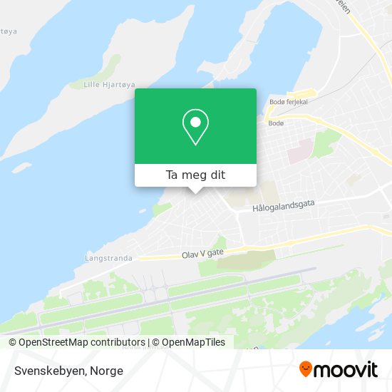 Svenskebyen kart