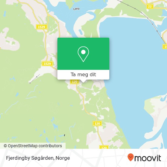 Fjerdingby Søgården kart