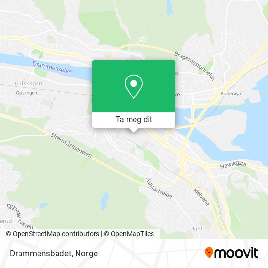 Drammensbadet kart