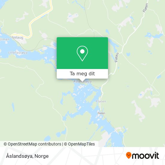 Åslandsøya kart