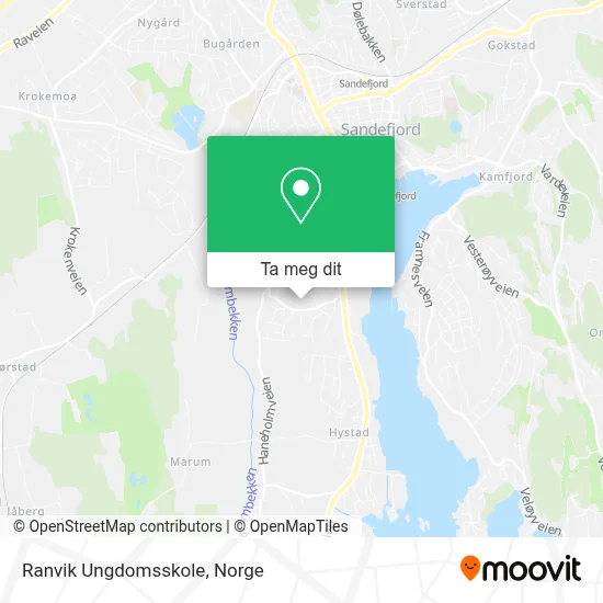 Ranvik Ungdomsskole kart